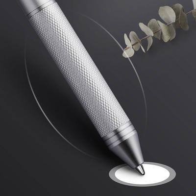 4 In 1 Multi-Function Metal Gravity Sensing Pen Students 3Colors Ballpoint Pen Mechanical Pencil Set Press Gel Pen Signature Pen