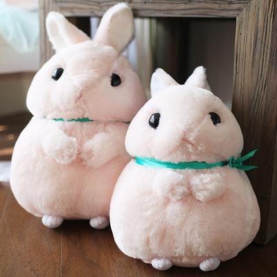 Korean Baby Rabbit Doll Cute Little White Rabbit Plush Toy Doll Pillow Birthday Gift for Girlfriend
