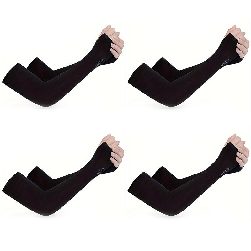 2-6 Pairs Arm Sleeves Summer Sun UV Protection Hand Cover support Running Fishing Cycling Ski Arm Cover Warmers For Men Women