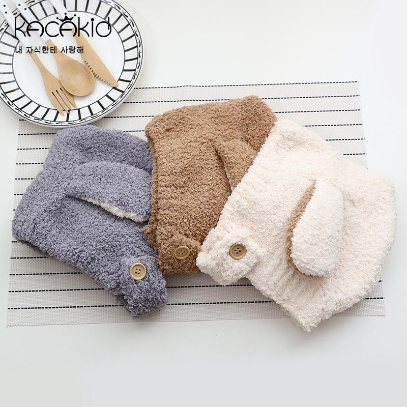 Winter Plush Baby Hat with Cute Cartoon Ears - Thickened Ear Protection for Boys and Girls