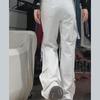 2023 Women's Retro American-Style Flared Pocket Pants for Spring & Autumn