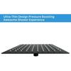 8"/10"/12" 304 Stainless Steel Square Rain ShowerHead Full Body Coverage Shower Set Large Rainfall Black Shower Head