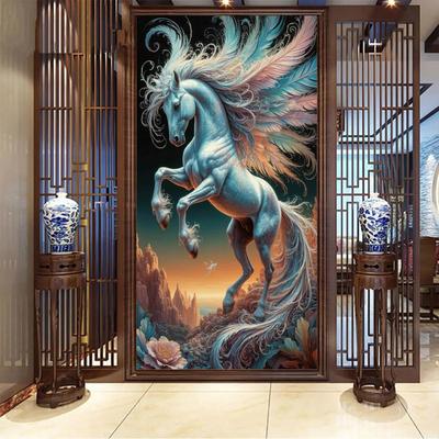 Diamant Mosaik Engel Pferd Flügel Große Größe Diamant Malerei Neue Kollektion Tiere Diy Vollbohrer Schmuck Kreuzstich Kits Wanddekor