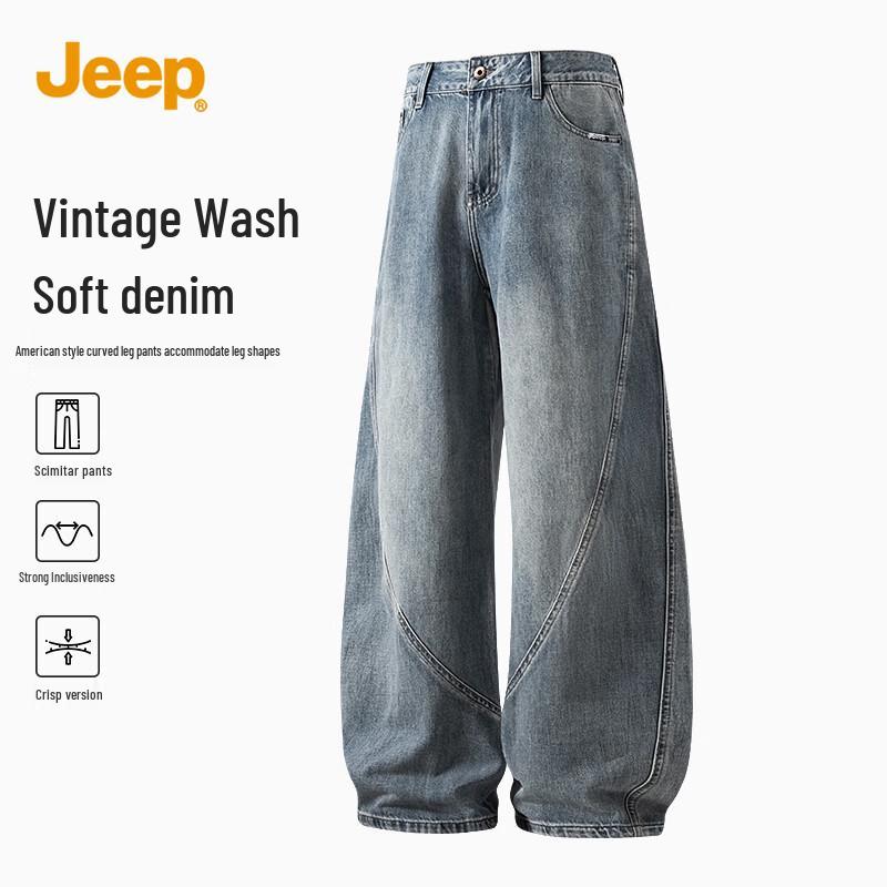 

JEEP Men s American Curved Blade Low-Rise Jeans 2XL