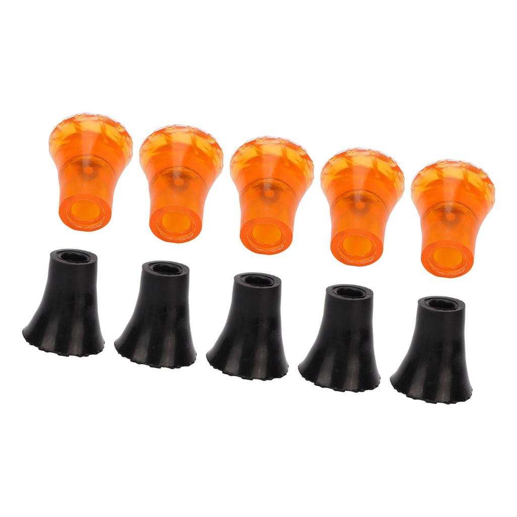 5pcs 19mm Crutch Tips Prevent Slipping Soft Thicken Rubber Walking Canes Replacement Tips