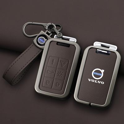 Zine Alloy Car Key Case Shell Cover Holder Keychain For S60 S80 V60 XC60 XC70 S60L S80L V40 XC90 Full Protection Accessory