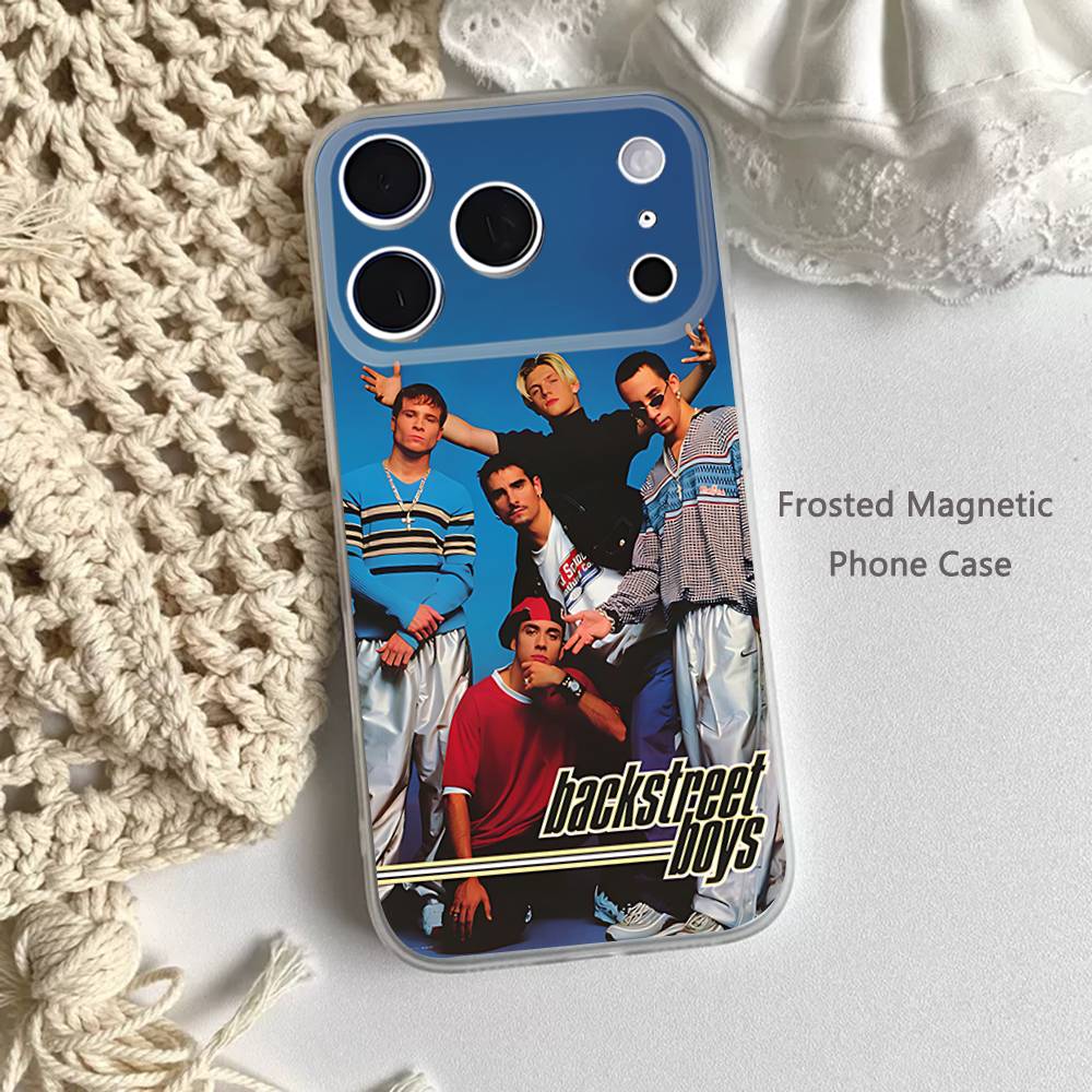 B-Backstreet Boys BSB MUSIC Phone Case For iPhone 17,16,15,14,13,12,11 Pro,Max,Plus,Mini,Air,E Magnetic Frosted Clear