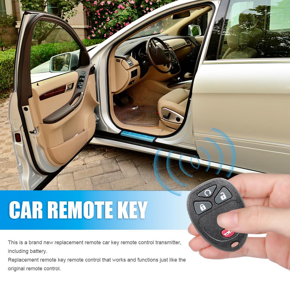 4 Buttons Remote Control Key 315Mhz Keyless Go Remote Control Car Key for Buick Enclave Escalade for Chevrolet Avalanche