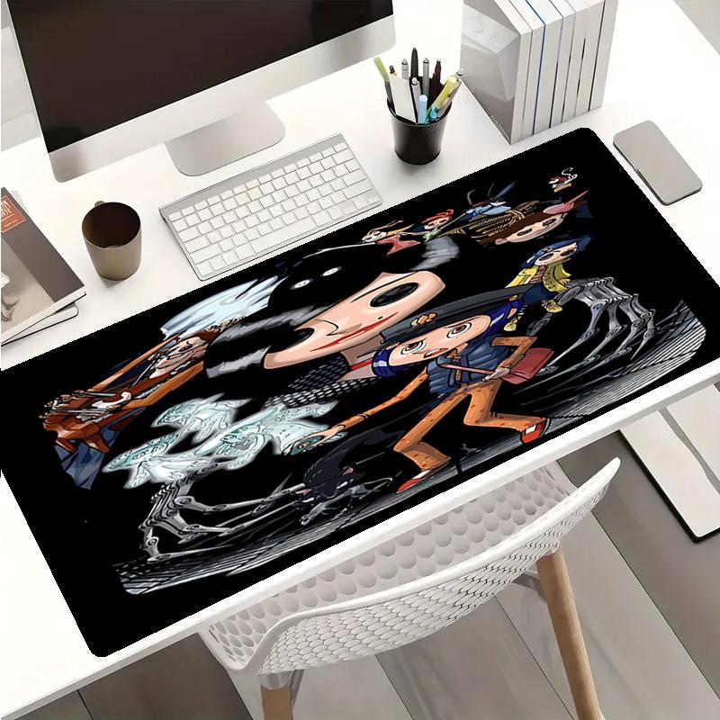 Coraline Mouse Pad - Kaymaz Kauçuk Taban, İş, Oyun, Ofis ve Ev Kullanımı İçin Pürüzsüz Yüzey, Masaüstü Mouse Pad