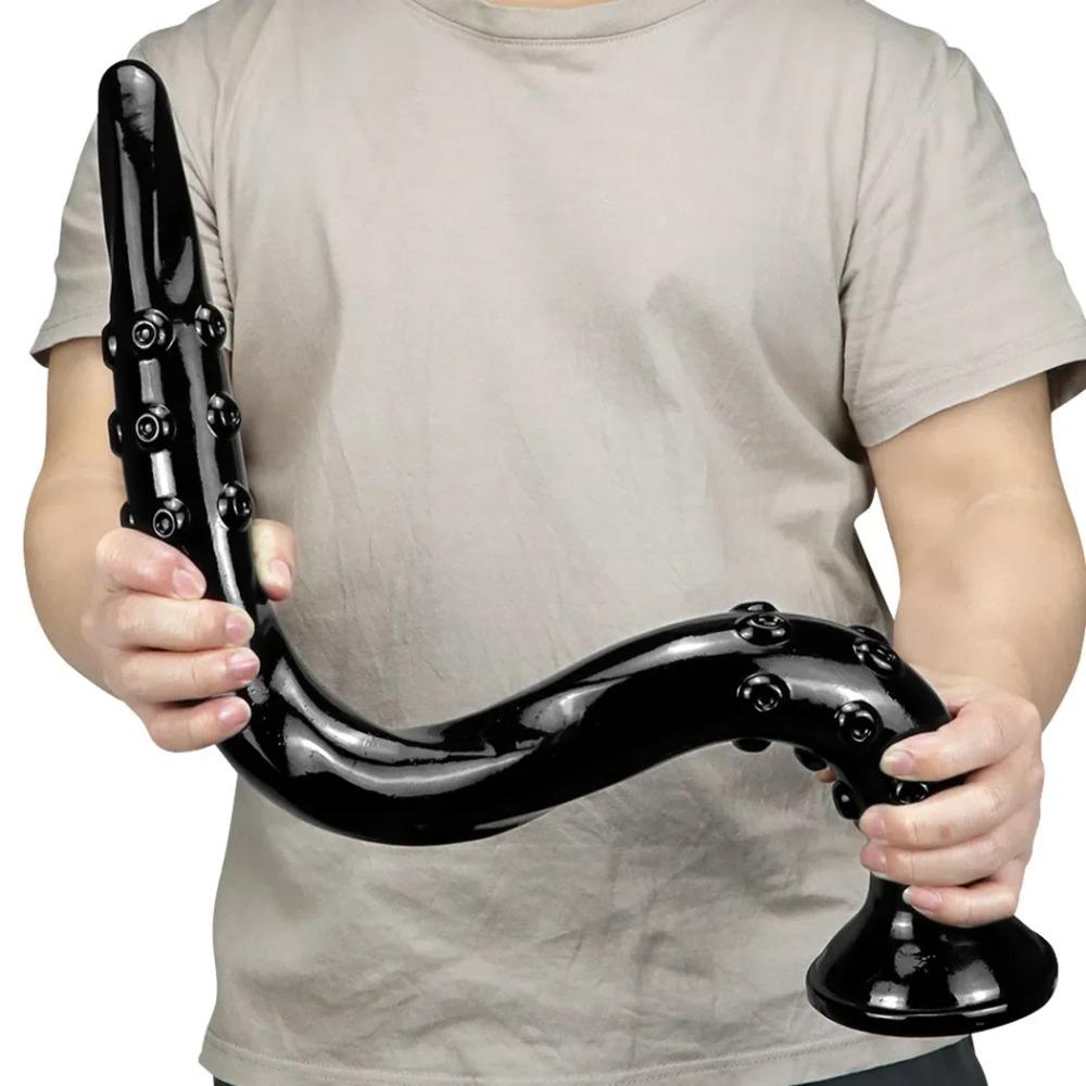 Super Long Butt Plug Powerful Suction Cup Anal Dildo Female Masturbator Anal Plug Stimulate Vagina Sex Toys for Woman Man Gay 18