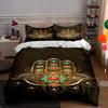 Golden Ornate Hand Bedding Duvet Cover Sets Duvet Covers Pillowcases Gifts (1 * Duvet Cover 2 * Pillowcases, Without Duvet Insert)