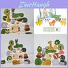 Wooden Animal Stacking Blocks Educational Toy For Kids Learning And Parentchild Play