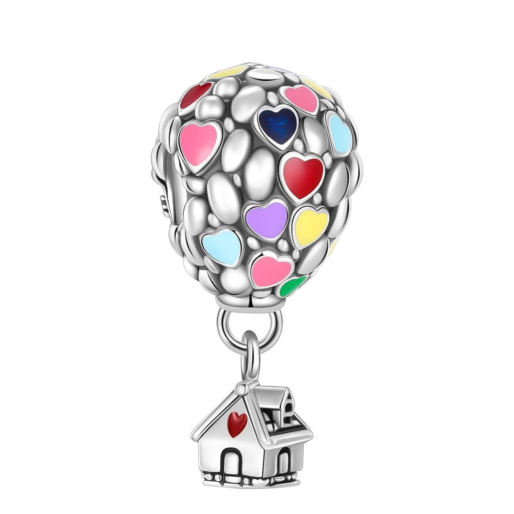 copper Heart Mom Dangle Dream Catcher Charm Bead Charms Compatible With Authentic Bracelets Do It Yourself Jewellery for Women Gift Accessories