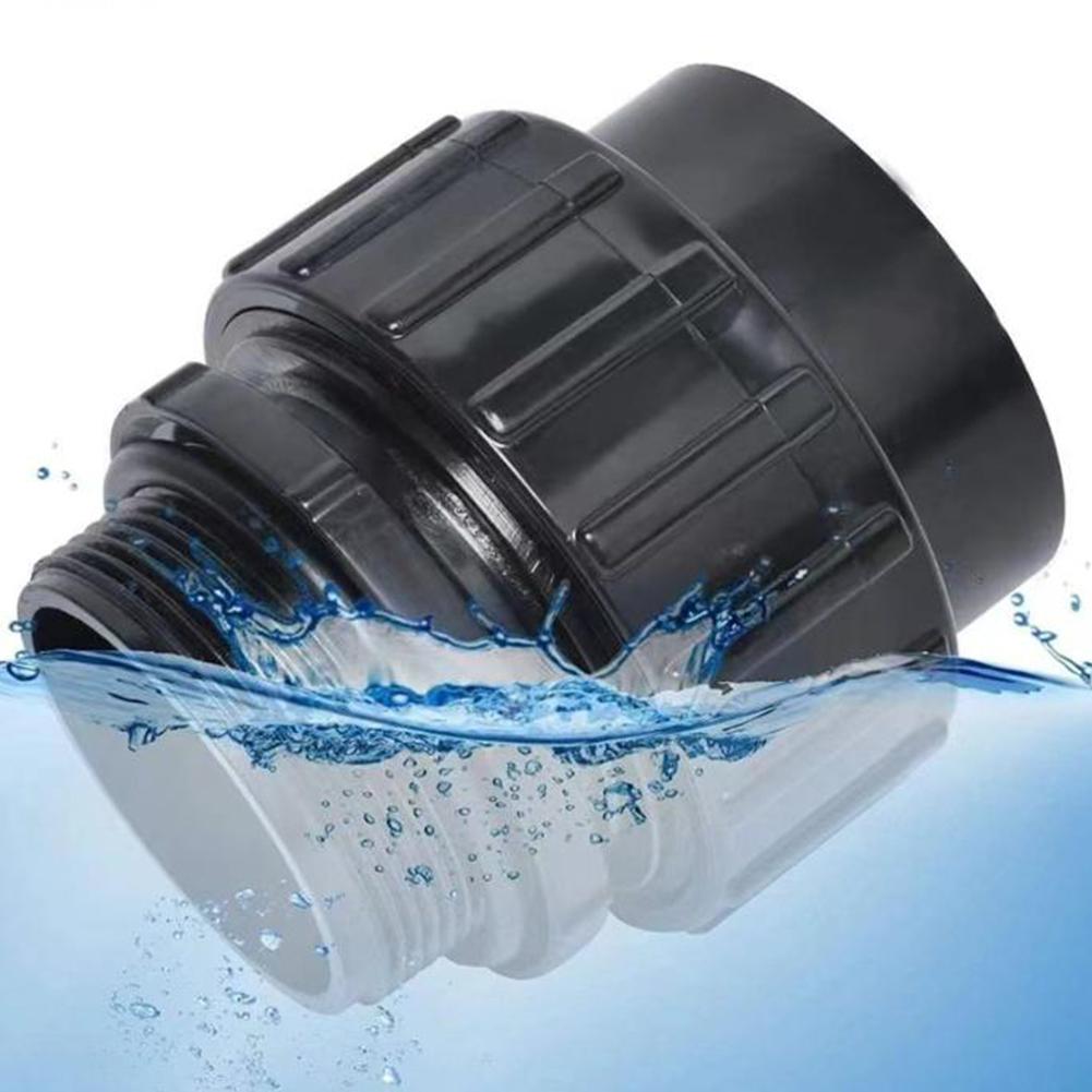 Pool System Connector 2PC Pipe Connector Easy Installation Hard-wearing Material Robust Construction Connector For Sand Pump