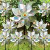 1/20pcs Reflective Pinwheels Bird Deterrents Garden Lawn Yard Decor Bird Repeller Rotating Laser Windmill for Keep Birds Away