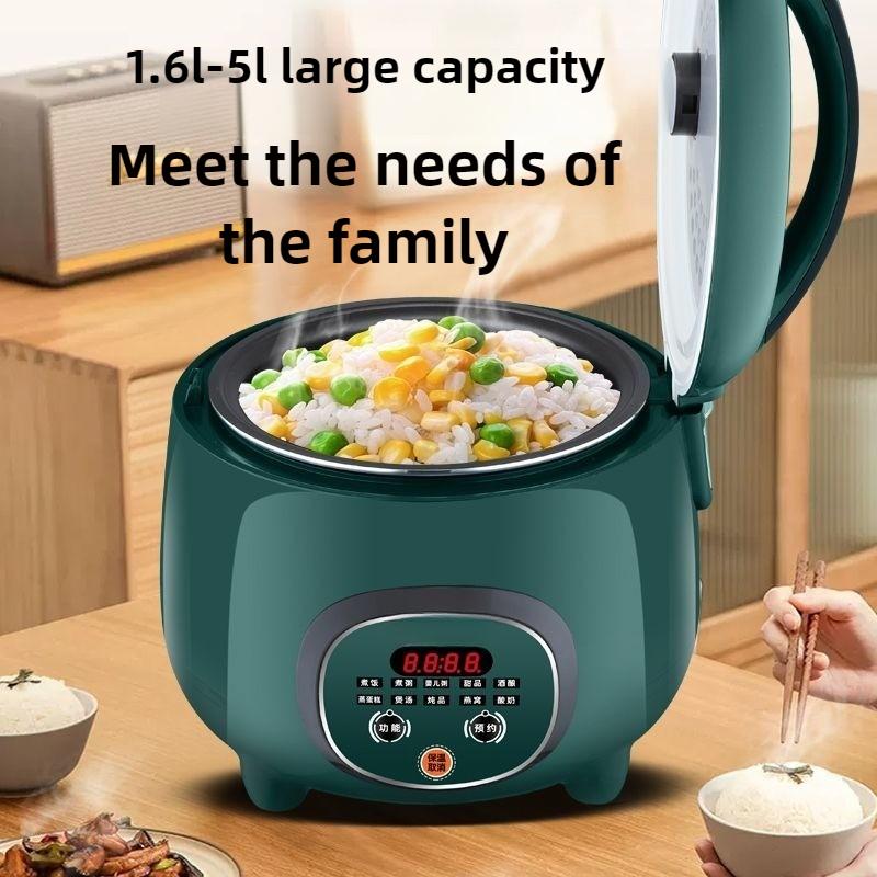 1.8L Large-capacity Intelligence Household Rice Cooker, Multi-functional Cooking 24-hour Timing Three-dimensional Heating