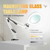 Triple Color 72LED Magnifying Glass 8X/10X Magnification USB-Powered Lamp For Jewelry Repair Laboratory Use & Beauty Industry