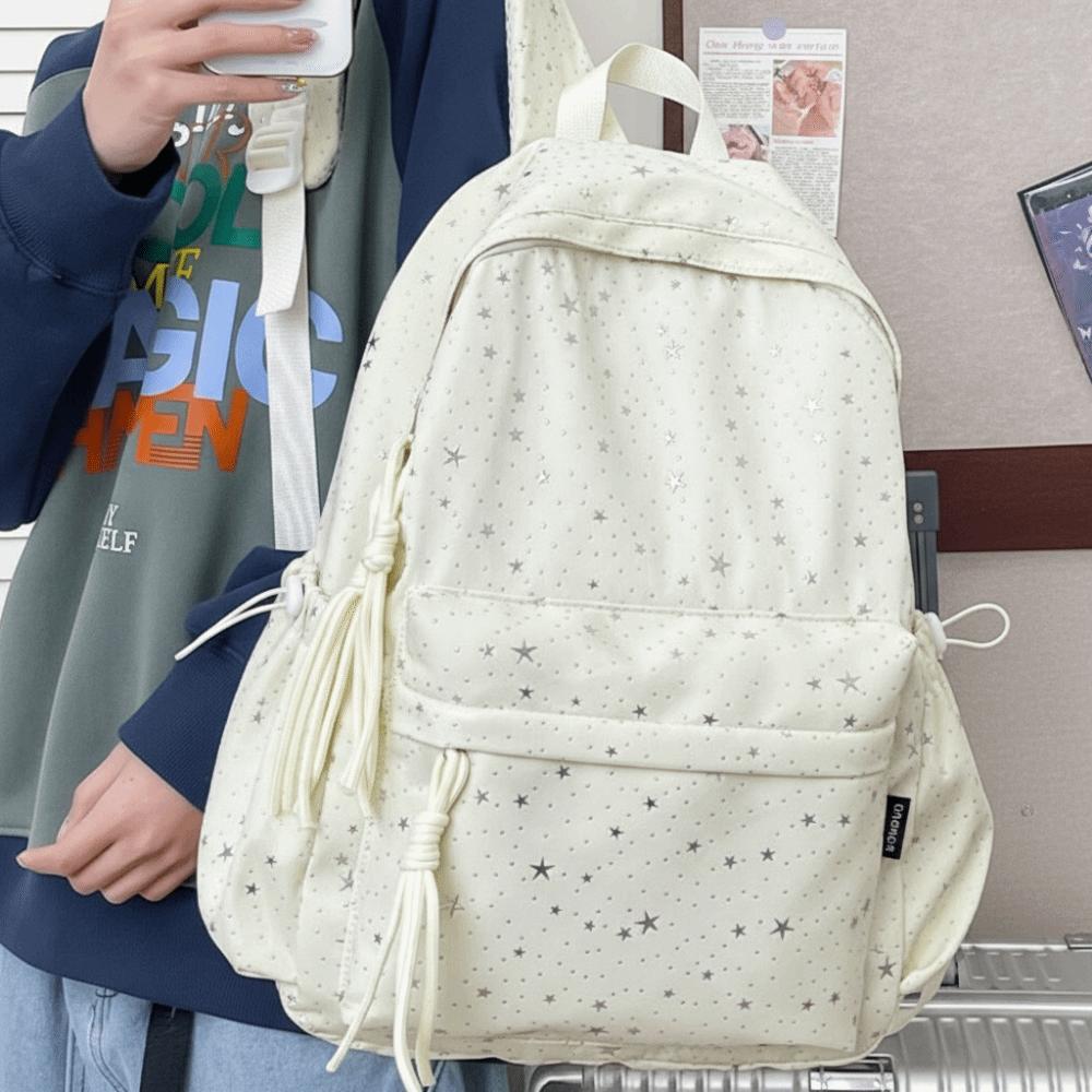 Oxford Cloth Student School Bag Large Capacity Travel Rucksack Fashion Star Backpack Students