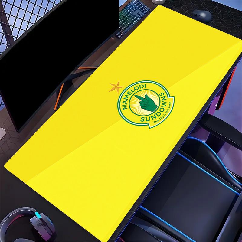 Mamelodi Sundowns Print  Cushion Non-slip Laptop Tablet Big Mousepad XXL Mat Mini PC Playmat With Lock Edge