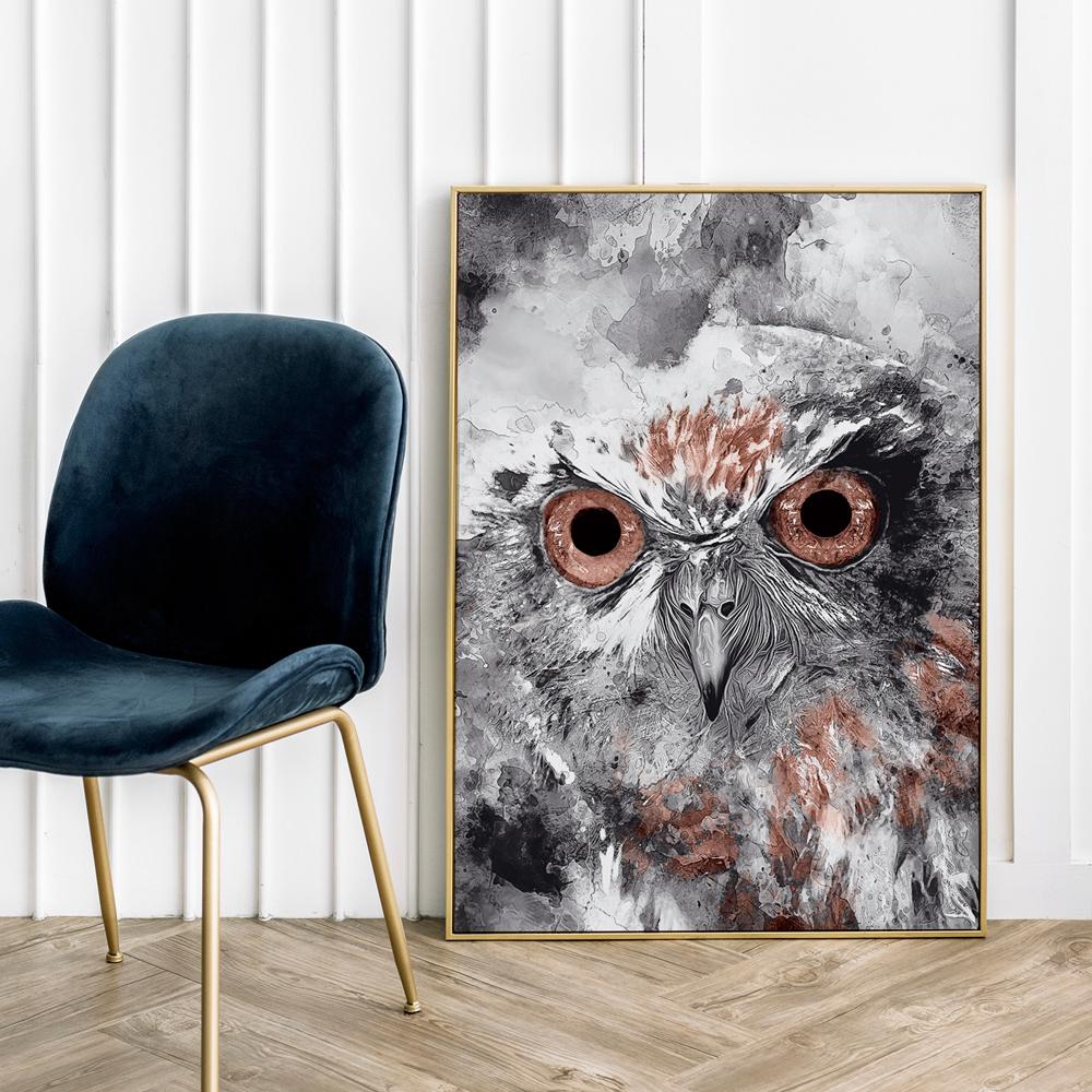 Owl Abstract Poster