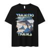 Tralero Tralala Lustiger Hai Meme Druck T-Shirts Herrenmode Hochwertiges Baumwoll-T-Shirt Unisex Sommer O-Ausschnitt Kurzarm T-Shirts