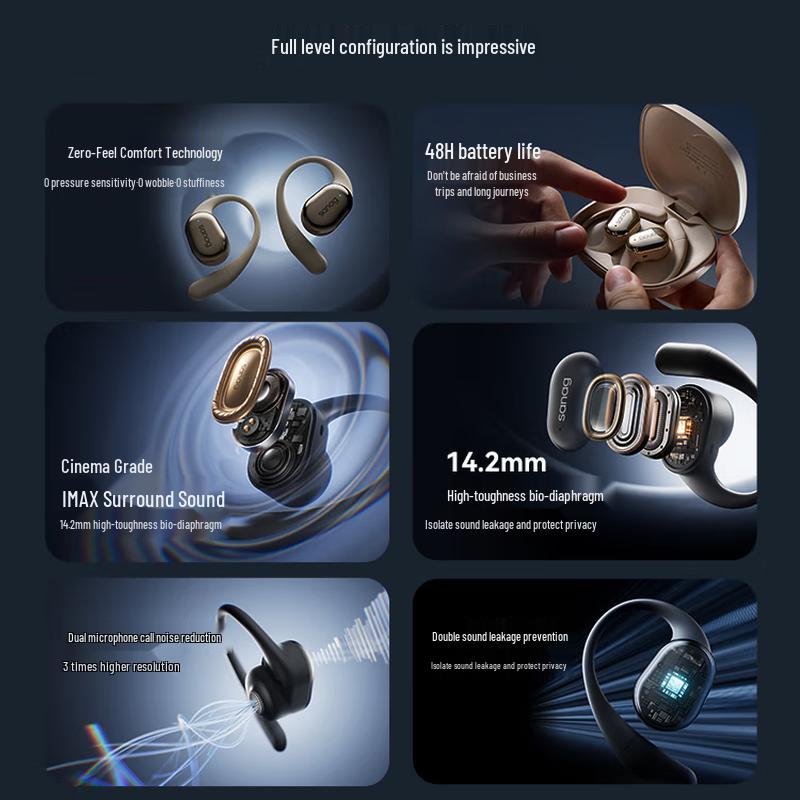 Saina C16S Open-Ear Sports Bluetooth Earbuds