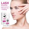 Eyelash Extension Cleanser Lash Shampoo Foam with Cleaning Brush Safe to Use Removes Makeup Residue for Natural Lashes
