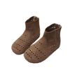 2026 Summer Korean Style Fashionable Girls' Short Boots - Breathable Hollow Sandals for Toddlers with Soft Soles