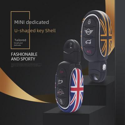 Guscio Chiave MINI Cooper a Forma di U Union Jack per Modifica Chiave Auto