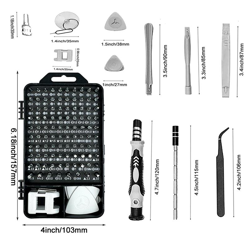 115 In 1 Mini Magnetics Precision Screwdriver Set For Iphone Computer PC Equipment Repair