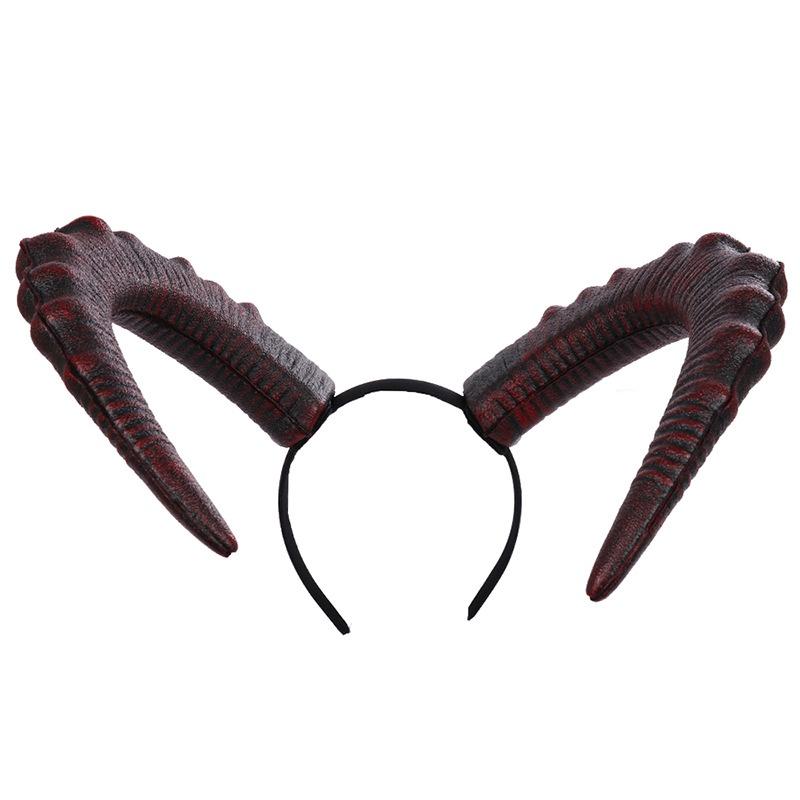 SULOLI 2 Copricapo Con Corna Malefiche Per Halloween - Fascia Elastica Con Pizzo E Pietre, Per Adulti E Bambini