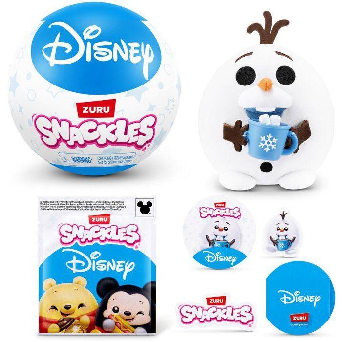 Capsule surprise - Peluche - ZURU - Snackles Disney - Modèle aléatoire -13 cm - Dès 3 ans