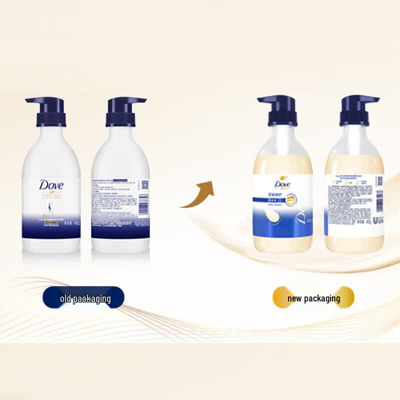 Dove Intensive Nourishing Hydrating Shampoo & Meiji NET Hand Cream Set