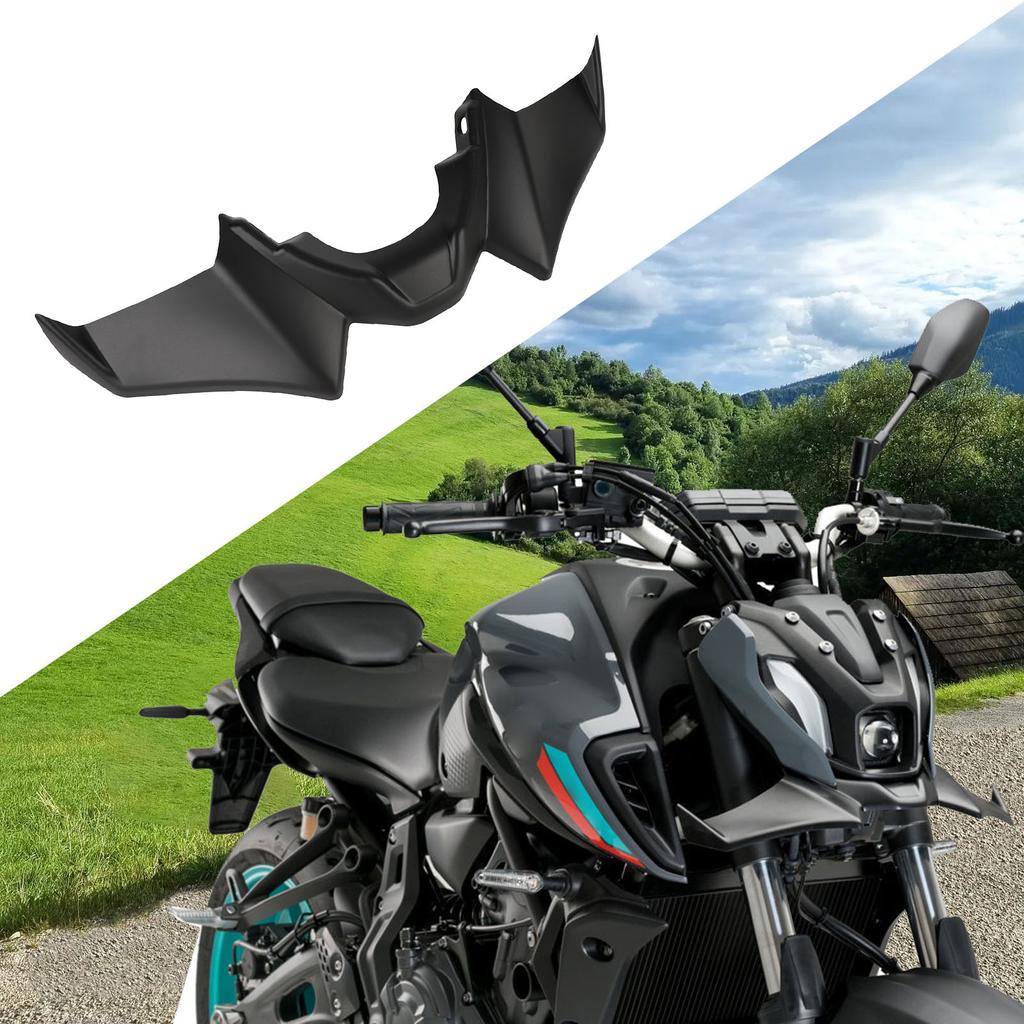 Motorcycle Front Mudguard Beak Cowl Extender Wheel Mudguard Extension Cover oiler for MT‑07 2021 to 2023