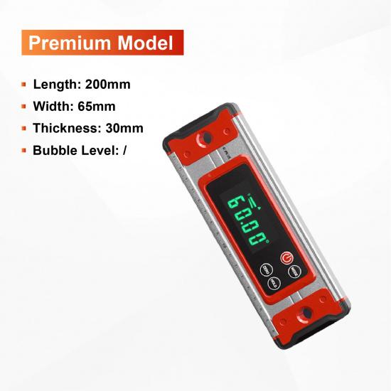 

Digital Laser Level Tool High Precision Digital Inclinometer Laser Level Ruler Electronic Angle Finder LED Display 20cm