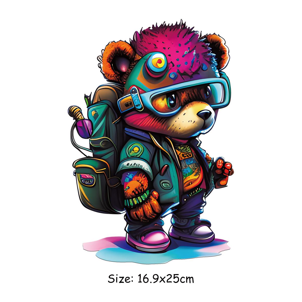 

Наклейка с термонаклейкой Hot Bears Heat Transfer Аксессуар для одежды Моющиеся Новые DIY Наклейки с термонаклейкой для одежды Детский подарок