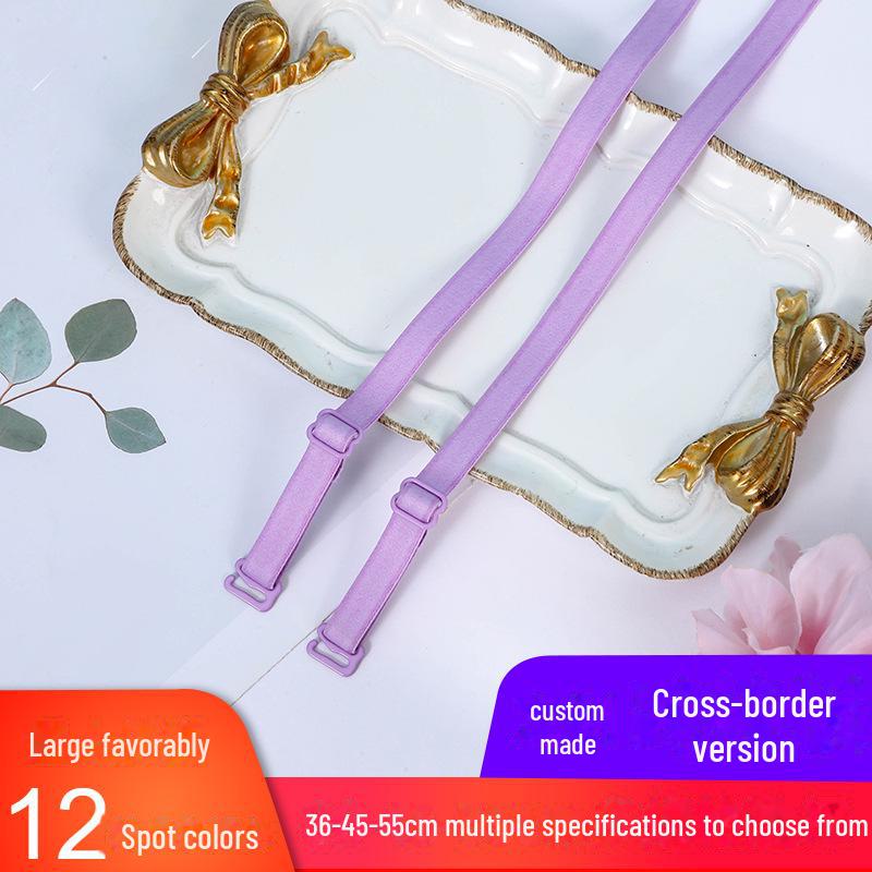 Dámske nastaviteľné ramienka v cukríkových farbách - Jednoduché, široké a vymeniteľné elastické ramienka.