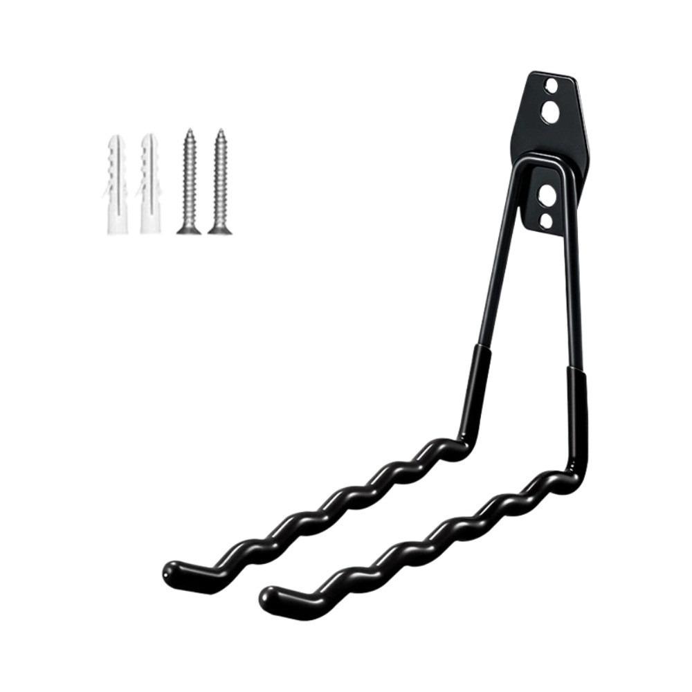 

Multiple Racquets Tennis Racket Storage Wave-like Badminton Racket Hook Garage Organization чорний