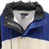 Nautica 90s Old Jacket L Blue Two-tone Hooded Men's Used