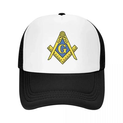 Freemason Masonic Cap Fashion Casual Mesh Baseball Caps Adjustable Hat Hip Hop Summer Unisex Baseball Hats Polychromatic