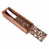 Retro Hollow Wooden Pencil Box Portable Storage Student Cute Multifunctional Stationery Desk Accessories School Study Supplies