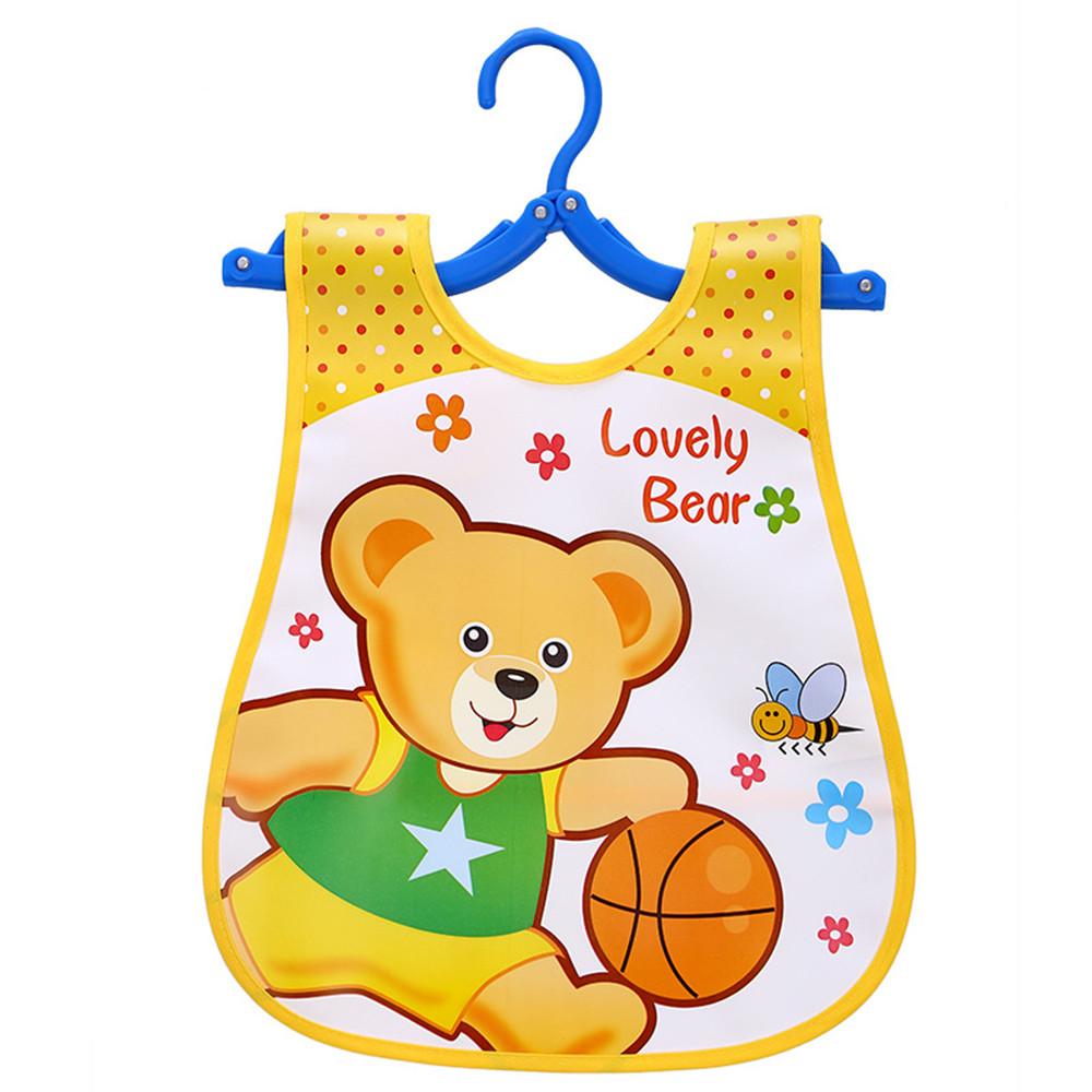 Cute Kid Infant Baby Soft Cartoon Bib Saliva Dripping