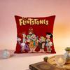 New TThe Flintstonesful Cushion Cover Premium SkinFriendly Pillow Case MultiPurpose for Home Office Travel