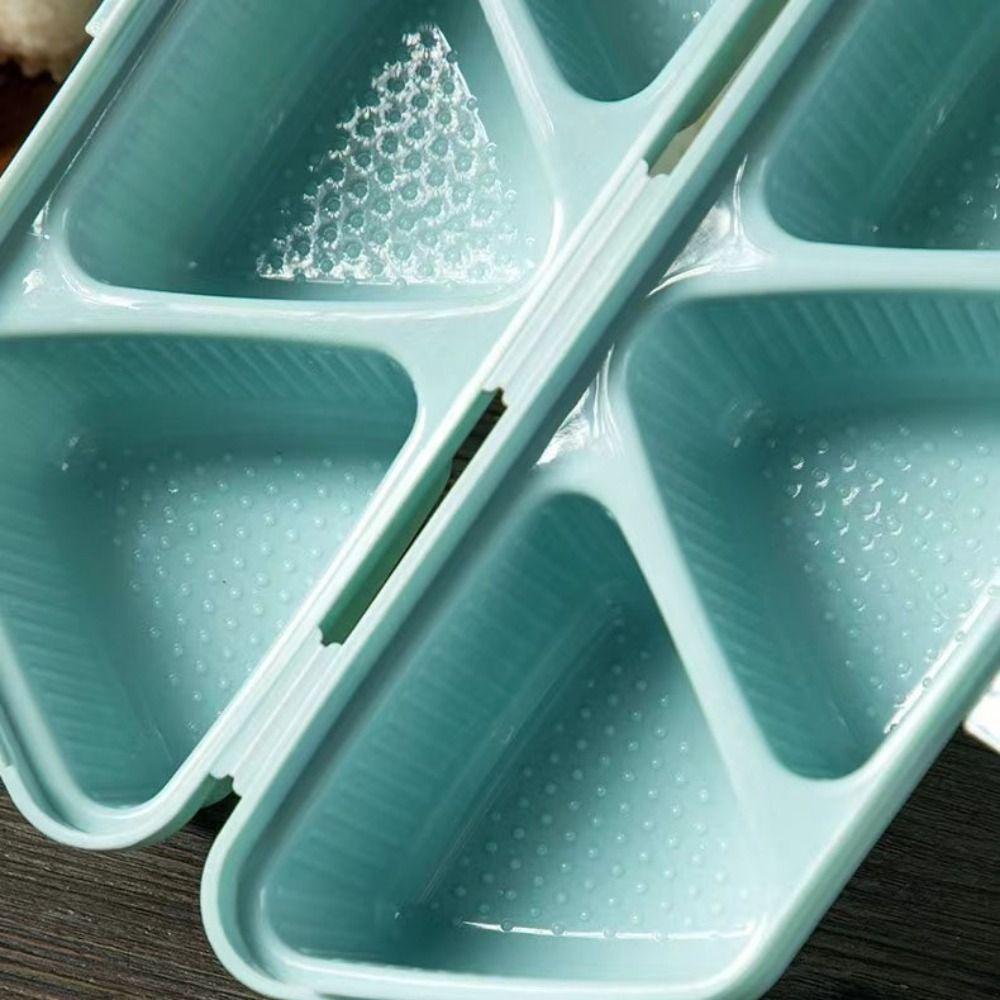 Non-stick 6 Cavity Triangle Sushi Mold BPA Free Rice Ball Mould Lunch Box Onigiri Mold  DIY