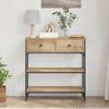 Console Table Artisan Oak 72.5 x 25 x 75 cm Engineered Wood