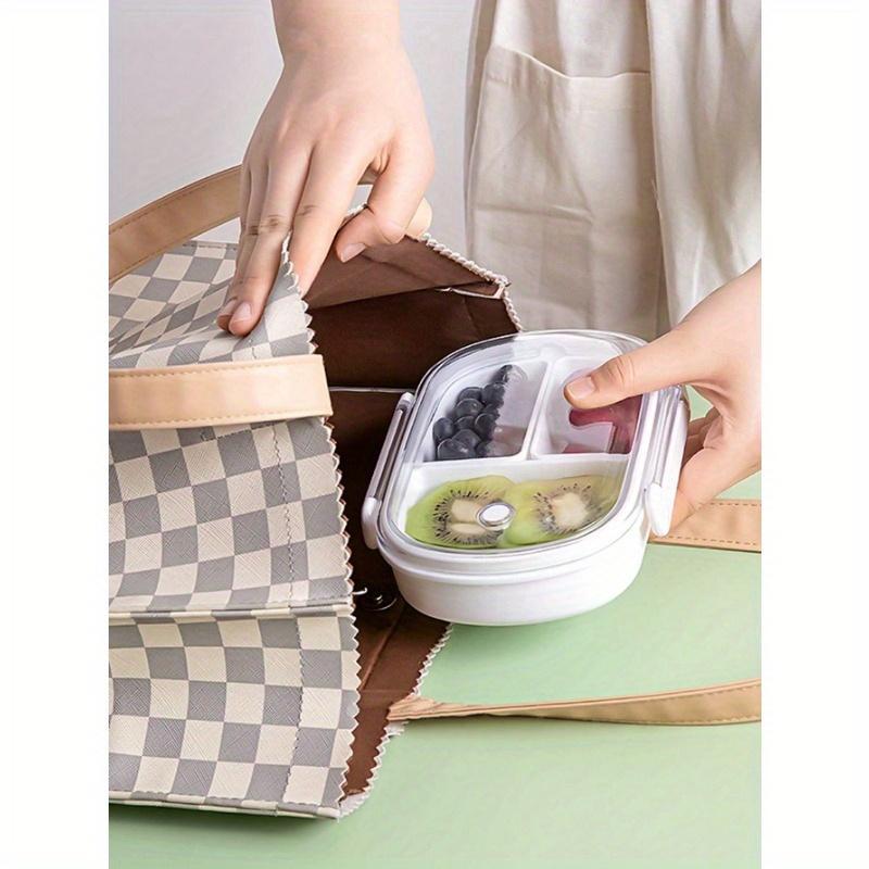 1 Stück Minimalistische Stilvolle Lebensmittelaufbewahrungsbox, Tragbare Obst-Bento-Box, Kühlschrank-Lebensmittel-Frischebox, Mikrowellengeeignete Lunchbox, Outdoor-Mahlzeitenbox