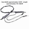 Wood Bead Tassel Flower Waist Chain Vintage Design Decorative Waist Rope  With Skirt