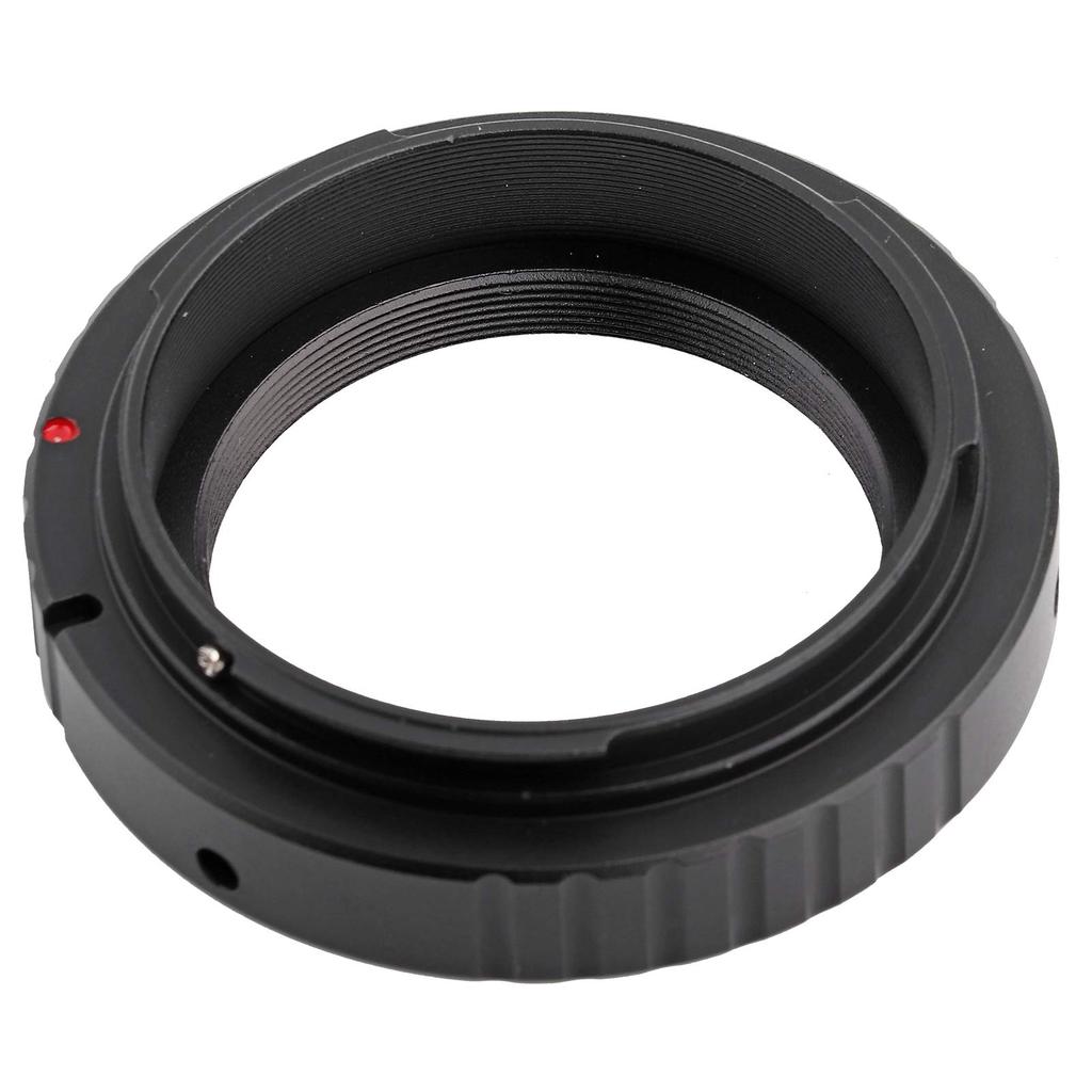 Lens Mount Adapter Aluminum Alloy Lens Adapter Ring for Canon EOS EF DSLR 650D 60D Supports Manual Thread Ring, T2/T-Mount 550D, Focus/Infinity Focus,