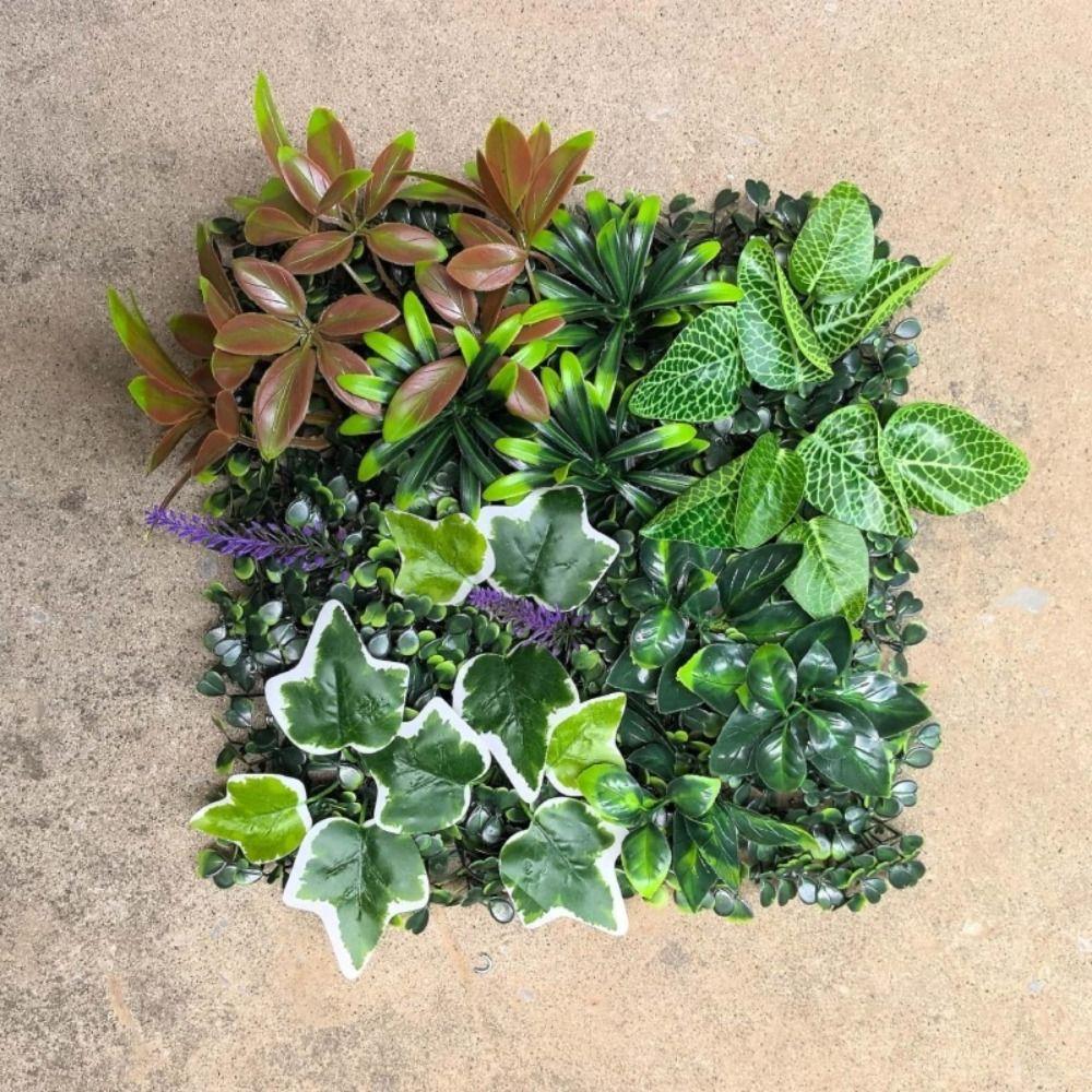 Eternal Life Artificial Plant Wall Panel DIY Simulation Maple Plant Sheet  Wedding