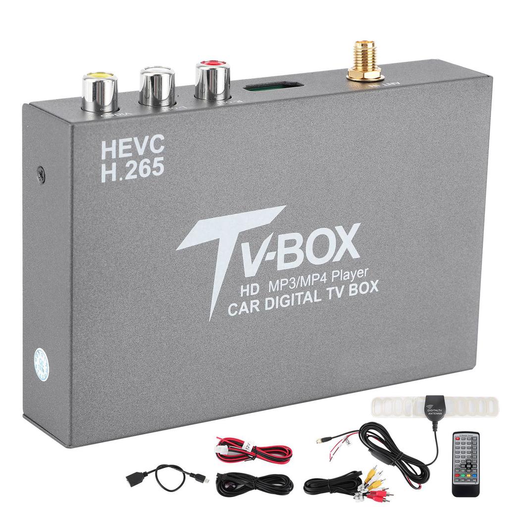 Car Digital TV Box Receiver Standrad H.265 6M7M8M Channel Band Width PALNTSC Video System